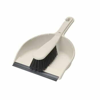 Set faraș și mătură cu cap dur Addis, crem