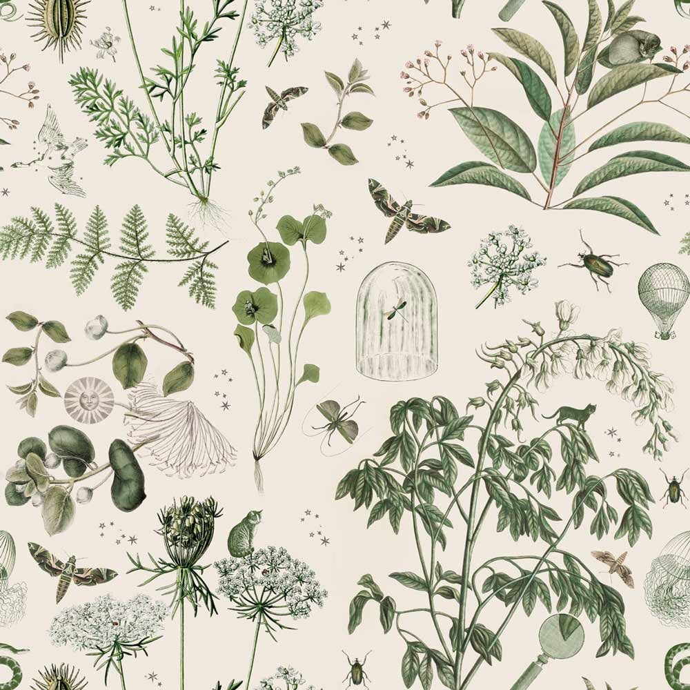  Tapet 100x280 cm Green Botanical Stories - Dekornik la pret 499 lei 