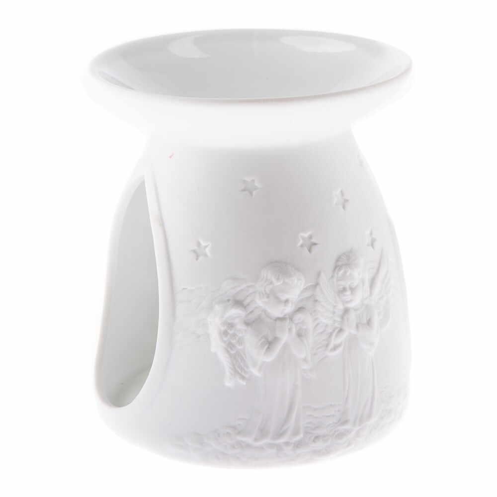 Lampă de aromaterapie din porțelan alb Dakls, înălțime 12,2 cm