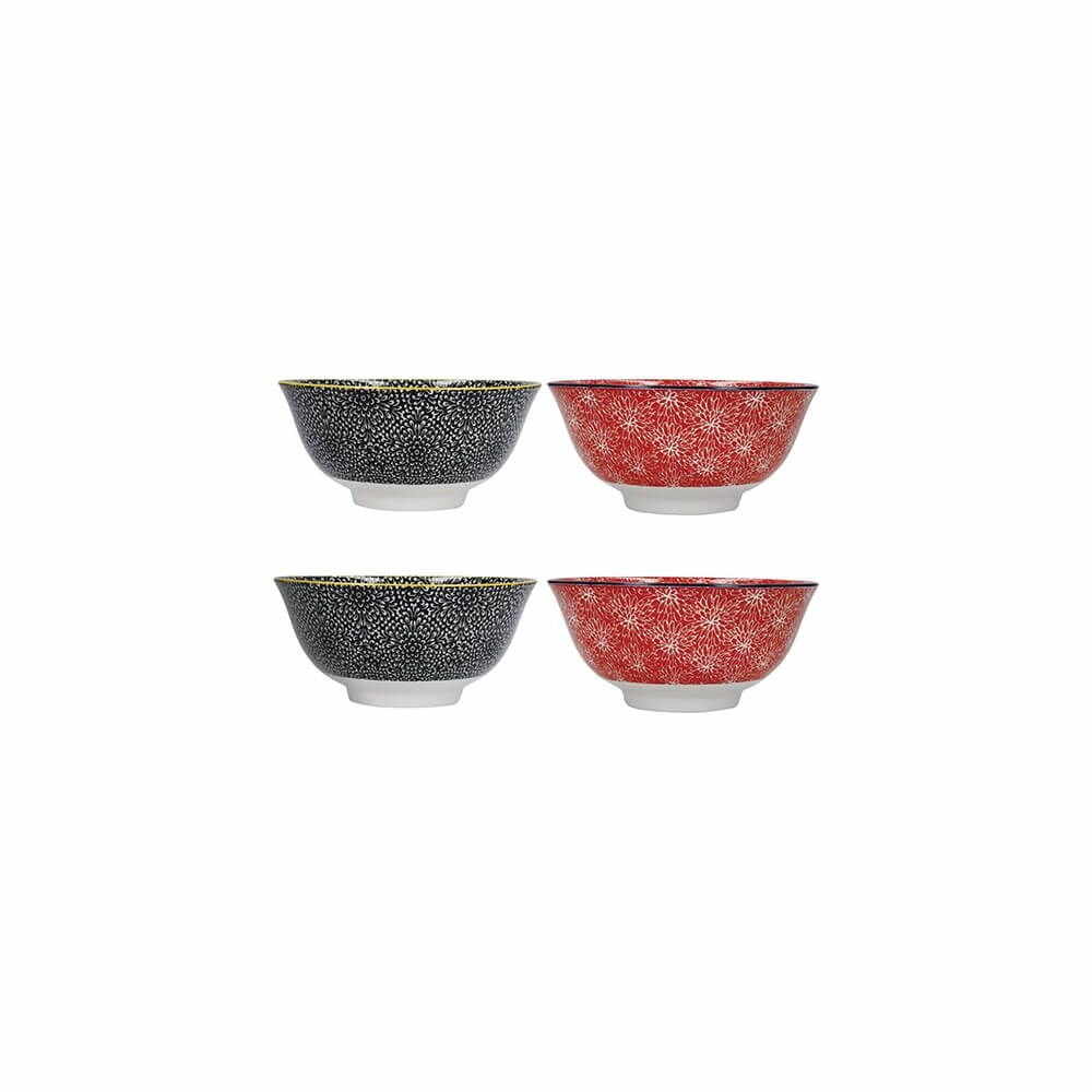 Set de 4 boluri din ceramică Kitchen Craft, ø 16 cm