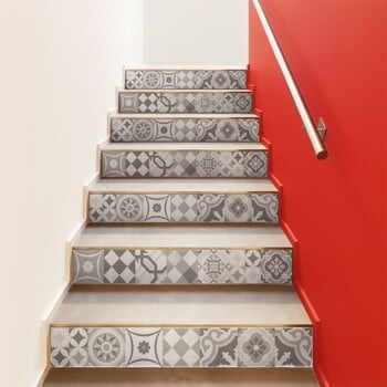 Set 2 autocolante pentru scări Ambiance Stair Adamo, 15 x 105 cm
