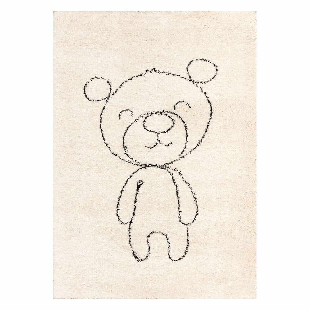 Covor pentru copii bej antialergic 230x160 cm Teddy Bear - Yellow Tipi