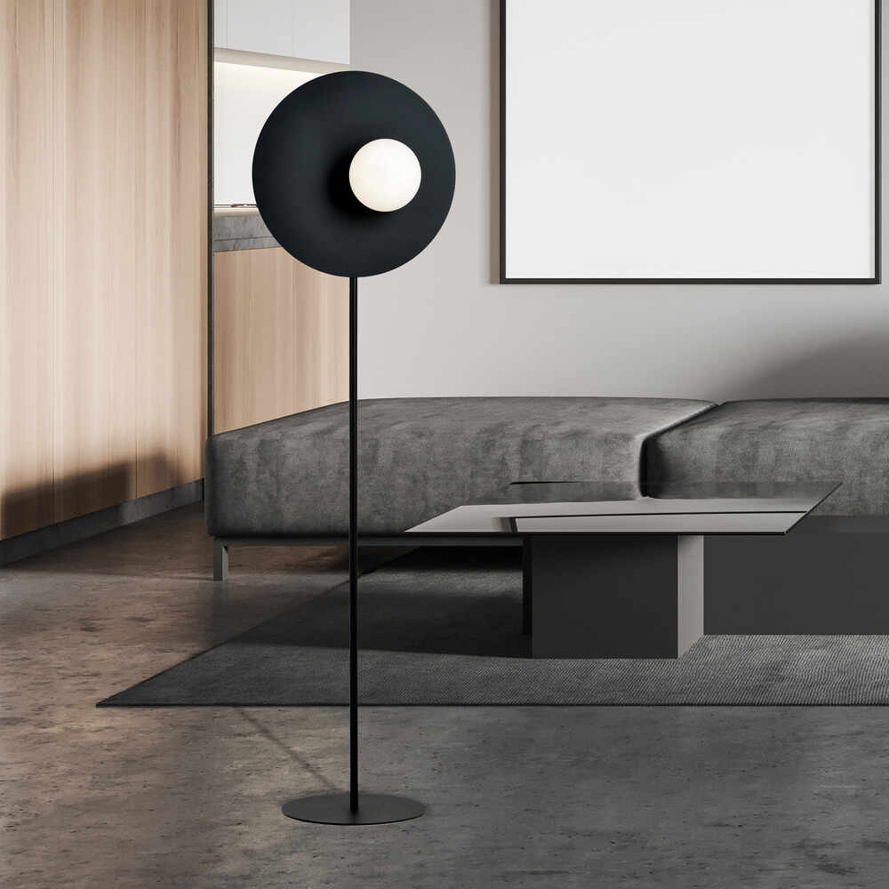 Lampadar Emibig Oslo LP negru/opal