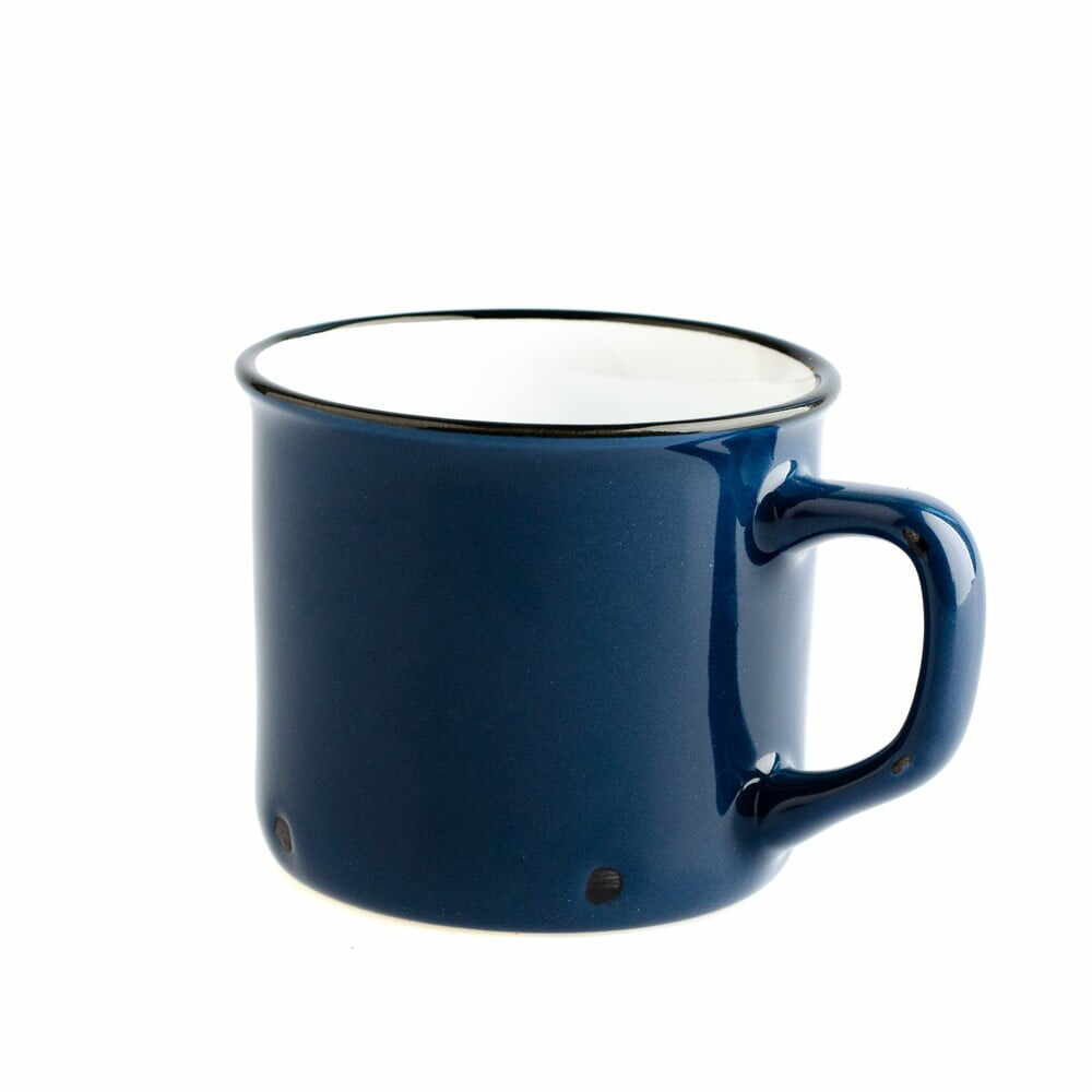 Cană din ceramică Dakls Story Time Over Tea, 230 ml, albastru închis