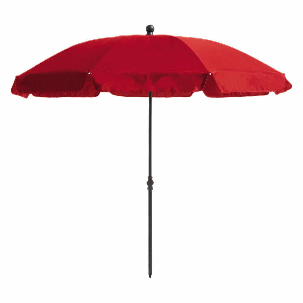 Umbrelă de soare roșie ø 200 cm Las Palmas - Madison