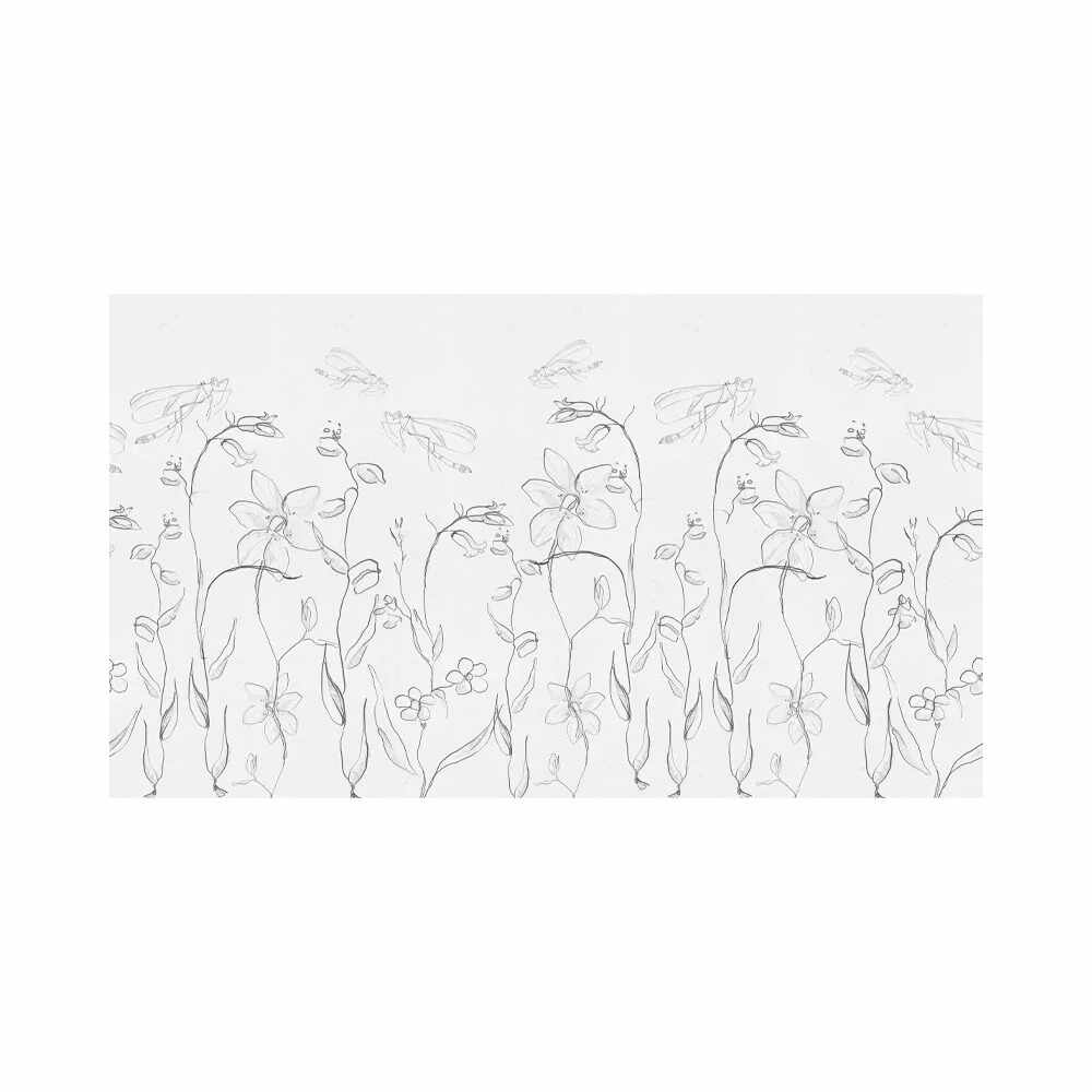 Tapet VLAdiLA Intaglio Field (white texture) 520 x 300 cm