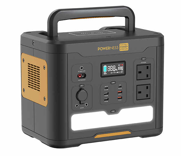 Acumulator extern Power Station Powerness U1500, 1536Wh, 4 USB-A, 2 USB-C, 2 x AC, Negru