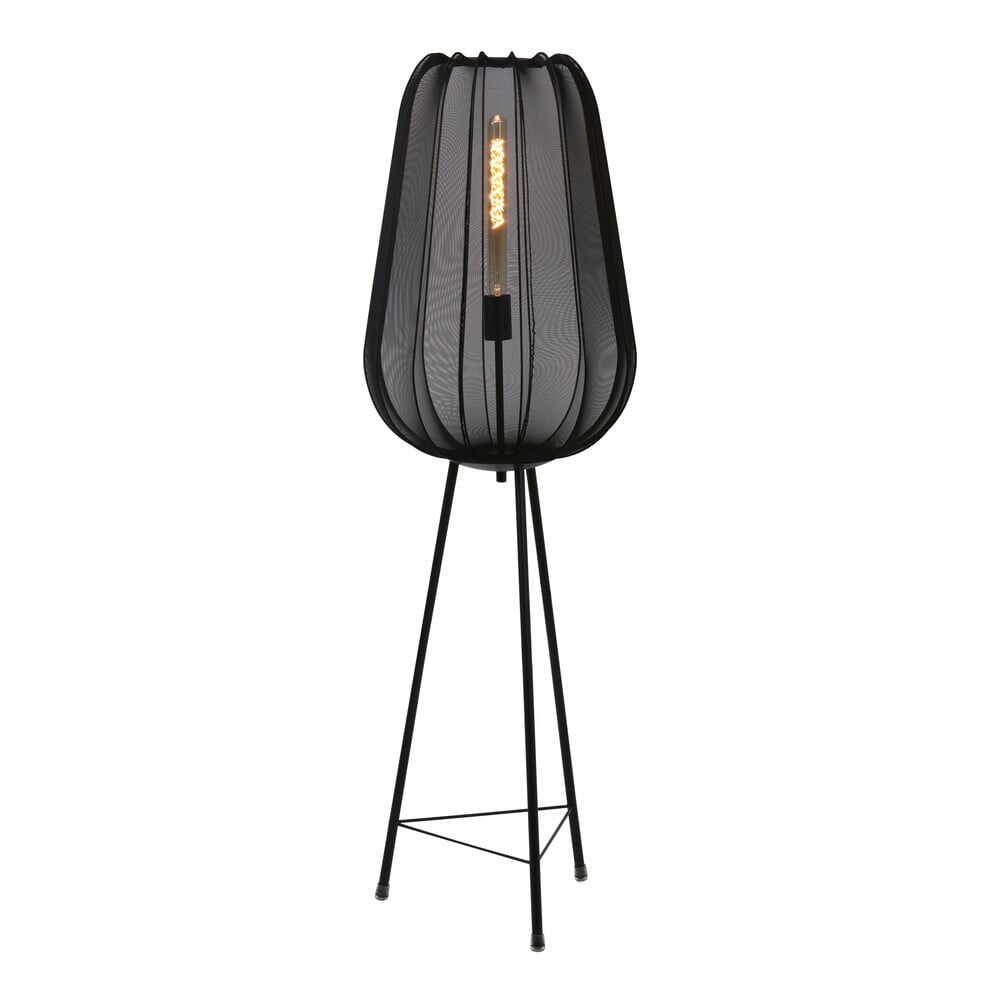 Lampadar negru (înălțime 132 cm) Plumeria – Light & Living