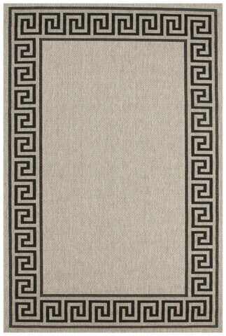 Covor Zara, Decorino, 60x110 cm, polipropilena, gri/negru