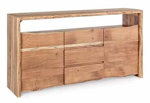Bufet inferior Eneas, Bizzotto, 160 x 45 x 85 cm, lemn de salcam