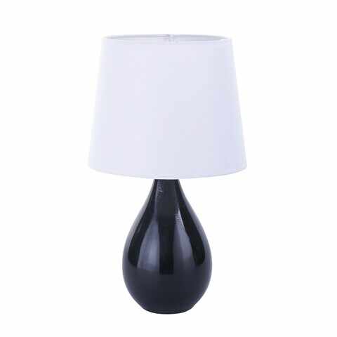 Lampa de masa Camy, Versa, 20 x 35 cm, ceramica, negru