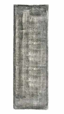 Covor Rashmi, Bizzotto, 80 x 250 cm, viscoza, verso din bumbac, gri