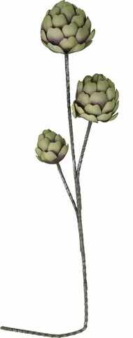 Floare artificiala Anghinare, H96 cm, poliester, verde