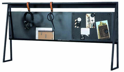  Raft pentru birou, Çilek, Dark Metal Study Unit, 134x66x16 cm, Multicolor la pret 1040 lei 