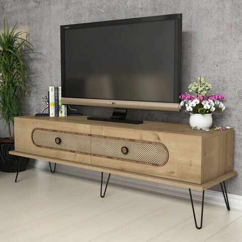 Comoda TV, Hommy Craft, Ekol, 145x45x40 cm, Stejar