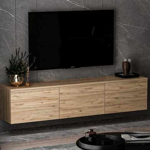 Comoda TV, Inarch, Neon, 160x35x32 cm, Maro
