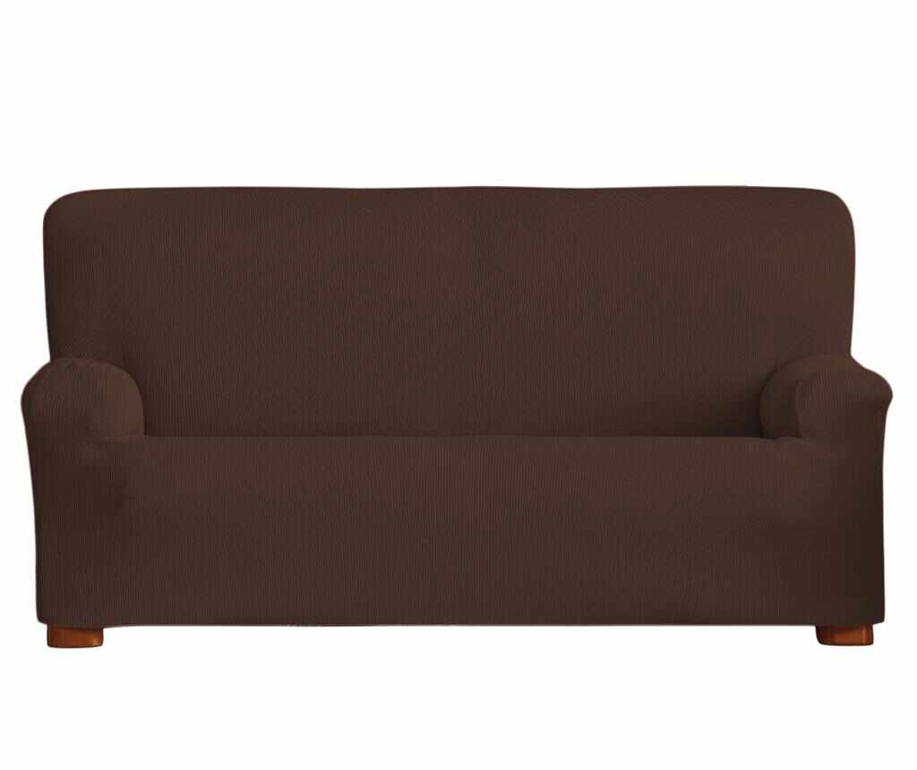 Husa elastica pentru canapea Ulises Brown 210-240 cm