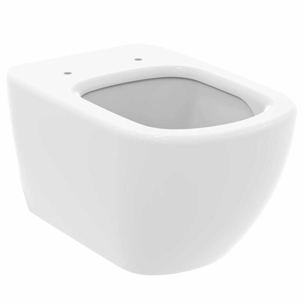  Vas WC suspendat Ideal Standard Tesi AquaBlade Silk, fixare complet ascunsa, alb mat - T0079V1
