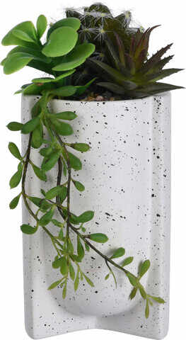 Planta decorativa Excellent Houseware, 10.5x23 cm, ceramica