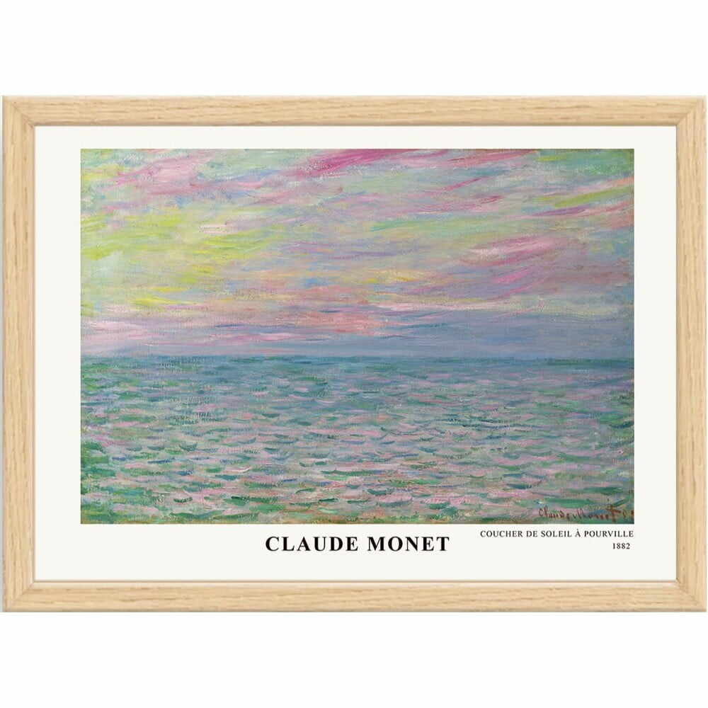 Poster cu ramă 45x35 cm Claude Monet – Wallity