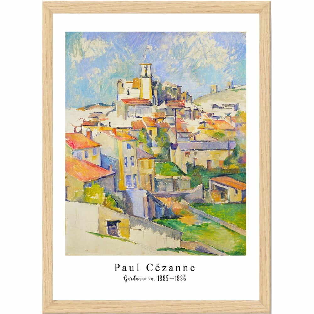 Poster cu ramă 55x75 cm Paul Cézanne – Wallity