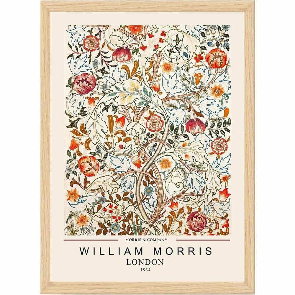 Poster cu ramă 55x75 cm William Morris – Wallity