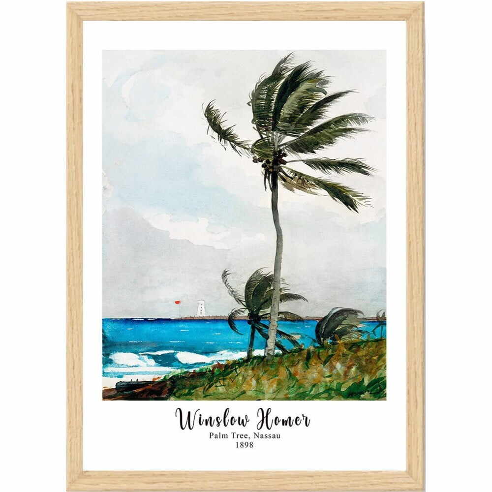 Poster cu ramă 55x75 cm Winslow Homer – Wallity