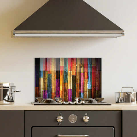 Tablou decorativ, 2022 (45 x 65), Sticla temperata, Grosime: 4 mm, Multicolor