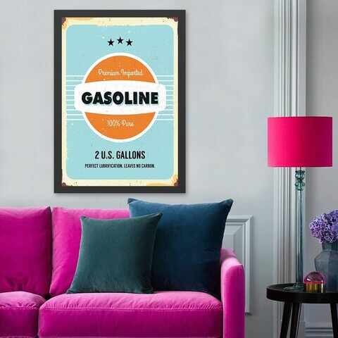 Tablou decorativ, Gasoline (35 x 45), MDF , Polistiren, Multicolor