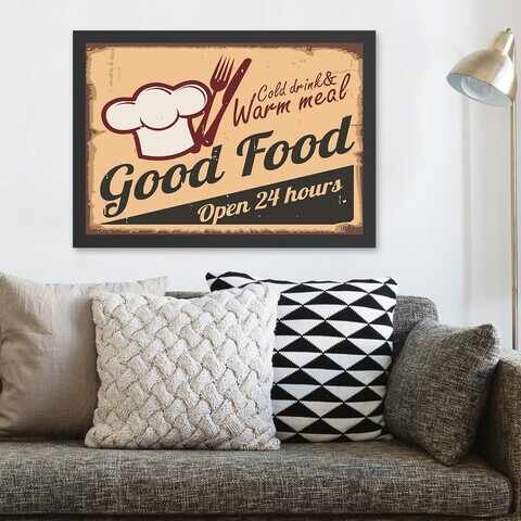 Tablou decorativ, Good Food (40 x 55), MDF , Polistiren, Multicolor