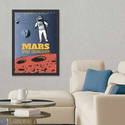 Tablou decorativ, Mars (35 x 45), MDF , Polistiren, Multicolor
