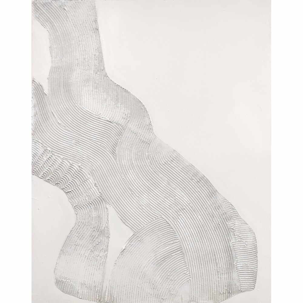 Tablou pictat manual 90x120 cm White Sculpture - Malerifabrikken
