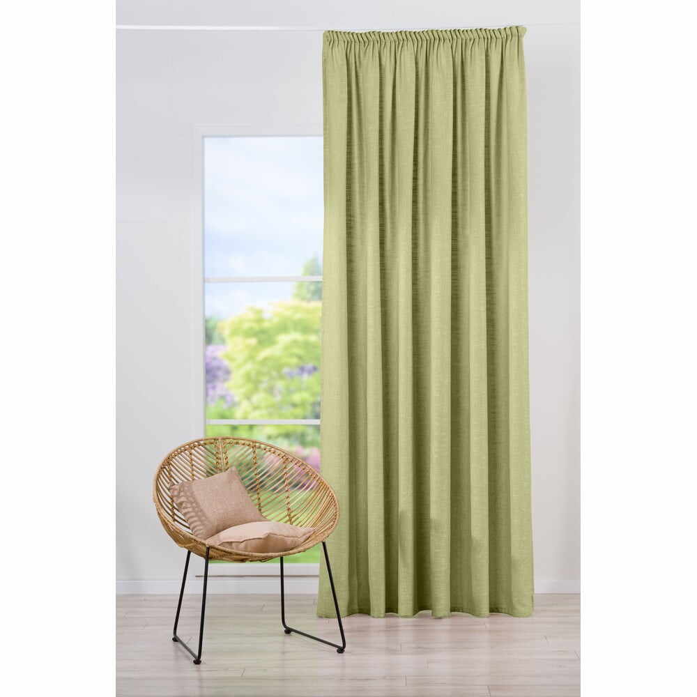 Draperie verde-deschis 210x245 cm Riva – Mendola Fabrics