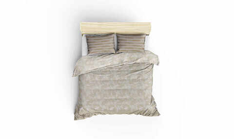 Lenjerie de pat pentru o persoana (DE), BHPC 013 - Cream, Beverly Hills Polo Club, Bumbac Ranforce