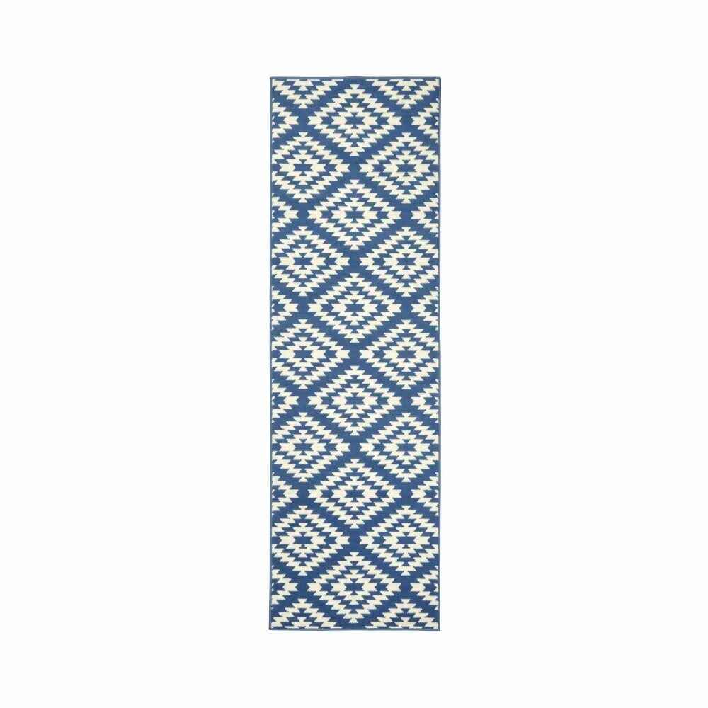 Covor albastru de tip traversă 80x250 cm Nordic – Hanse Home