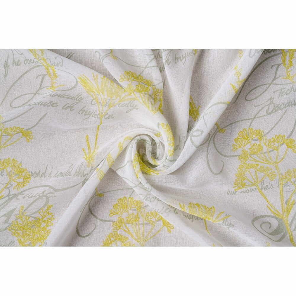 Perdea galbenă-albă 300x260 cm Fairy – Mendola Fabrics