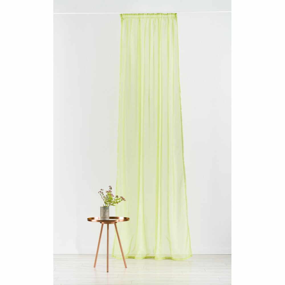 Perdea galbenă-verde 300x245 cm Voile – Mendola Fabrics