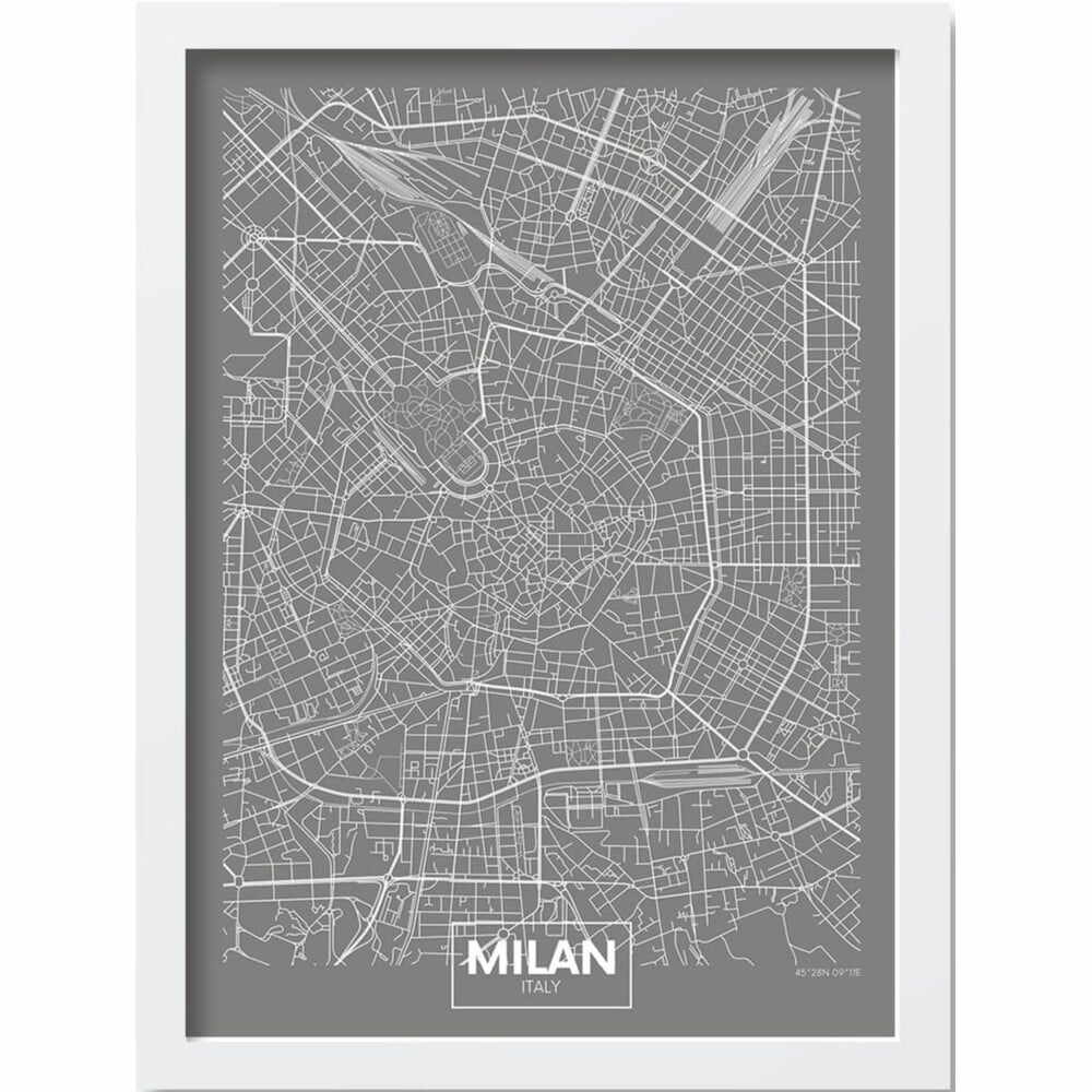 Poster cu ramă 40x55 cm Milan – Wallity