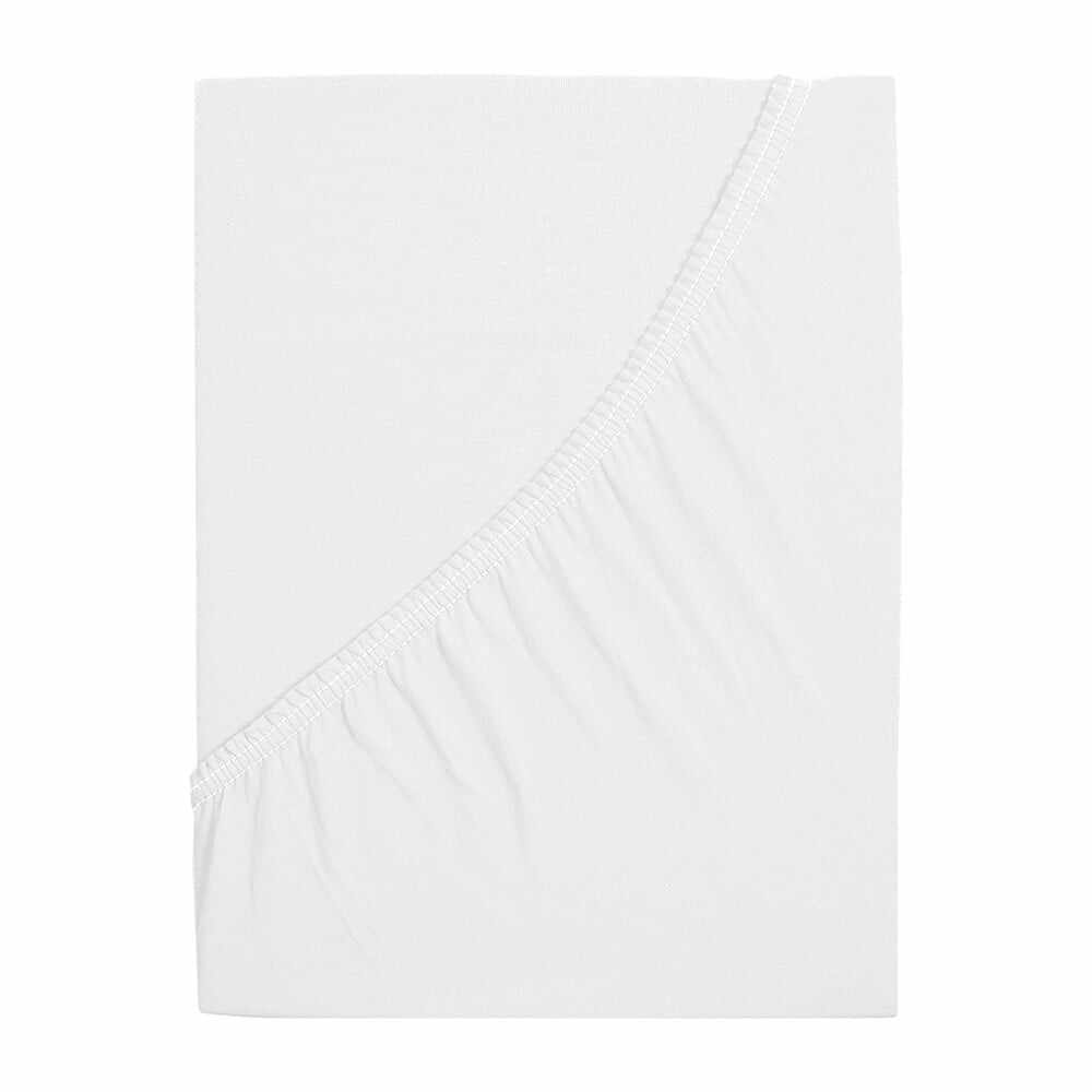  Cearceaf alb cu elastic 180x200 cm – B.E.S. la pret 179 lei 