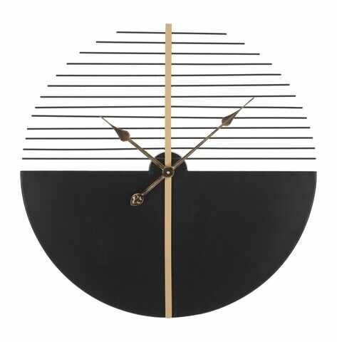 Ceas de perete Glam Stick, Mauro Ferretti, Ø 60 cm, fier, negru
