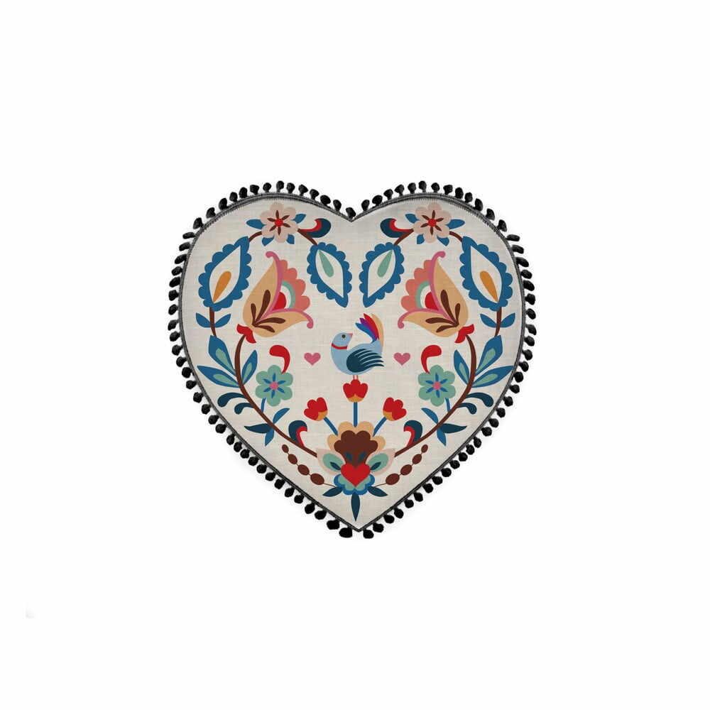 Pernă decorativă 45x45 cm Heart – Madre Selva