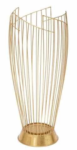 Suport pentru umbrele Fashion, Mauro Ferretti, 28x69 cm, fier, auriu