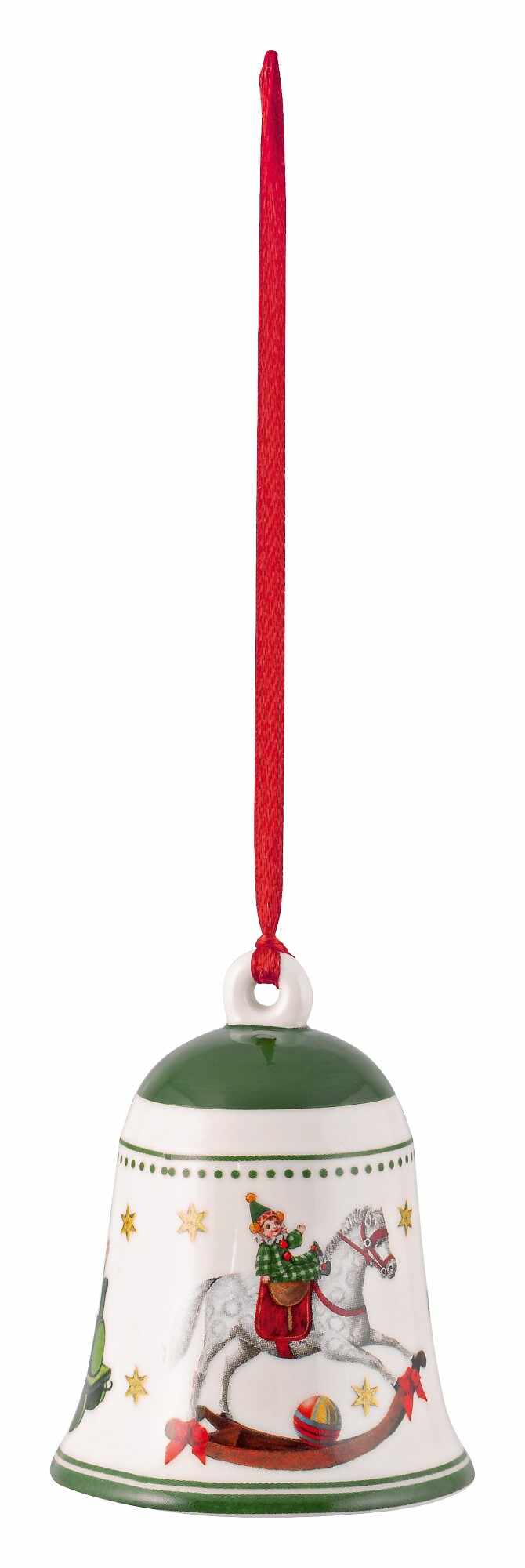 Decoratiune brad Villeroy & Boch My Christmas Tree Bell Toys Green 5 5x5 5x6 9cm