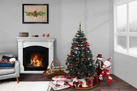 Brad artificial, Christmas Tree 150, Fier, Verde