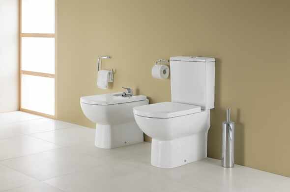 Set complet vas wc pe pardoseala rezervor asezat si capac softclose Gala Smart BTW