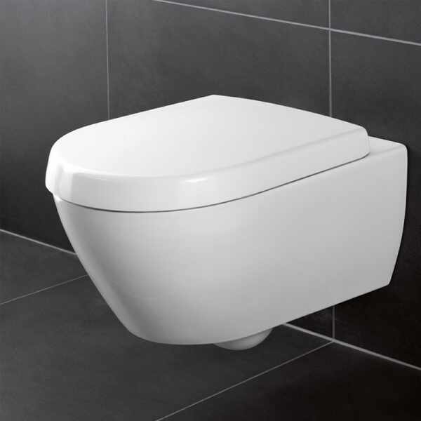 Set vas wc suspendat VilleroyBoch Avento Direct Flush cu capac soft close
