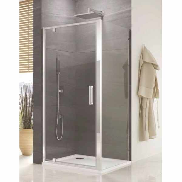 Usa de nisa pivotanta SanSwiss Ocelia 90cm sticla securizata 6 mm anticalcar