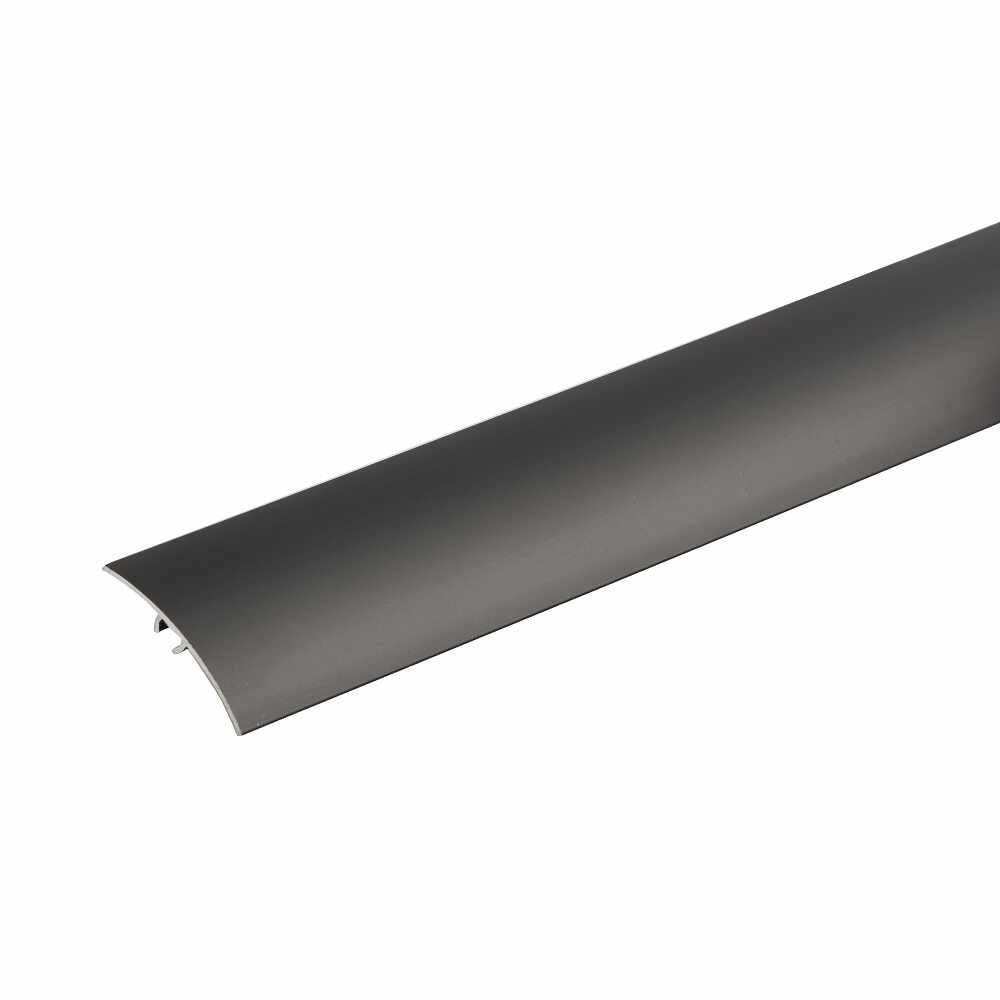 Profile de trecere cu diferenta de nivel aluminiu Ersin 3104, negru, cu suruburi mascate, 41mmx270cm, set 5 buc, cod 42197