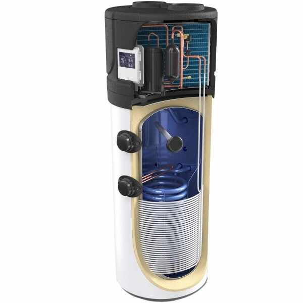 Pompa de Caldura pentru preparare apa calda menajera cu schimbator de caldura, Aer-Apa AquaThermica Tesy HPWH 2.1 260 U02 S 305278