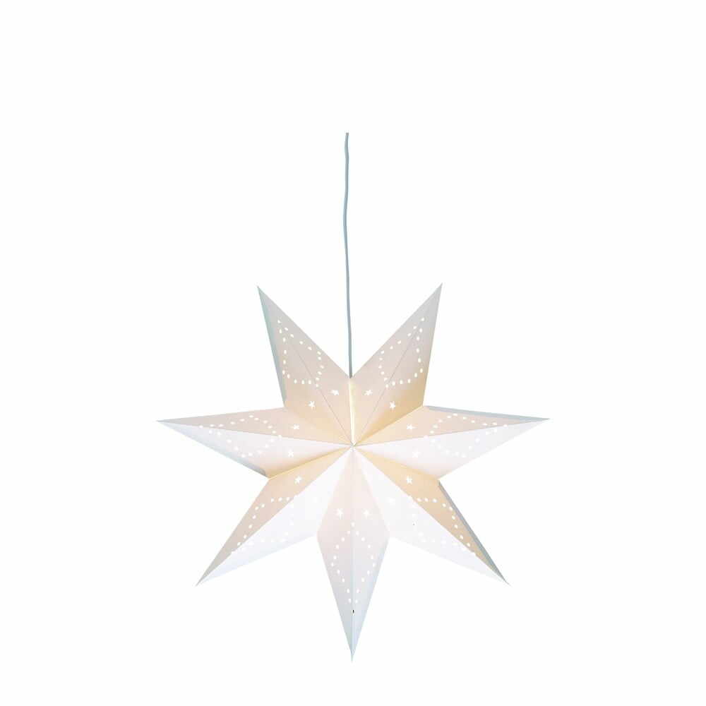 Decorațiune luminoasă albă ø 45 cm cu model de Crăciun Saturnus – Markslöjd